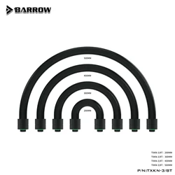 Barrow AIO Anti-Kink Soft Tube with Rotary G1/4in. Fittings PC Water Cooling Block for Mining Rig Water Cooling TXKN-3/8H01T