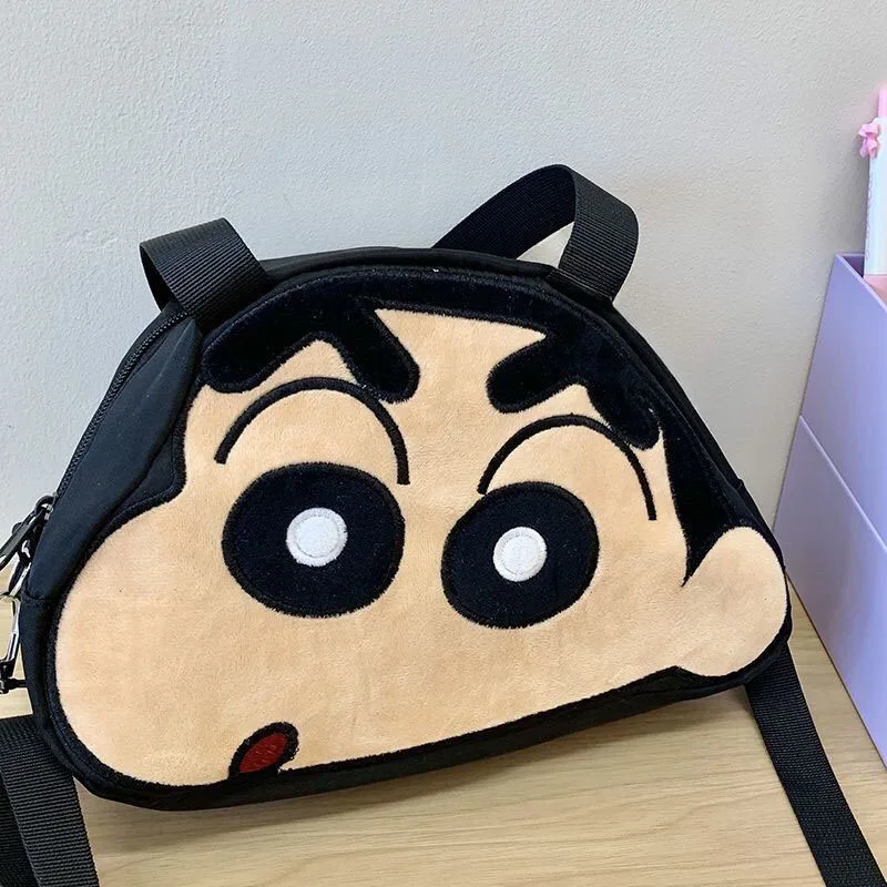 Kawaii Crayon Shin Chan Umhängetasche, kreative Cartoon-Handtasche, lässige Umhängetasche für den täglichen Gebrauch, Anime-Zubehör, perfekte Geschenke