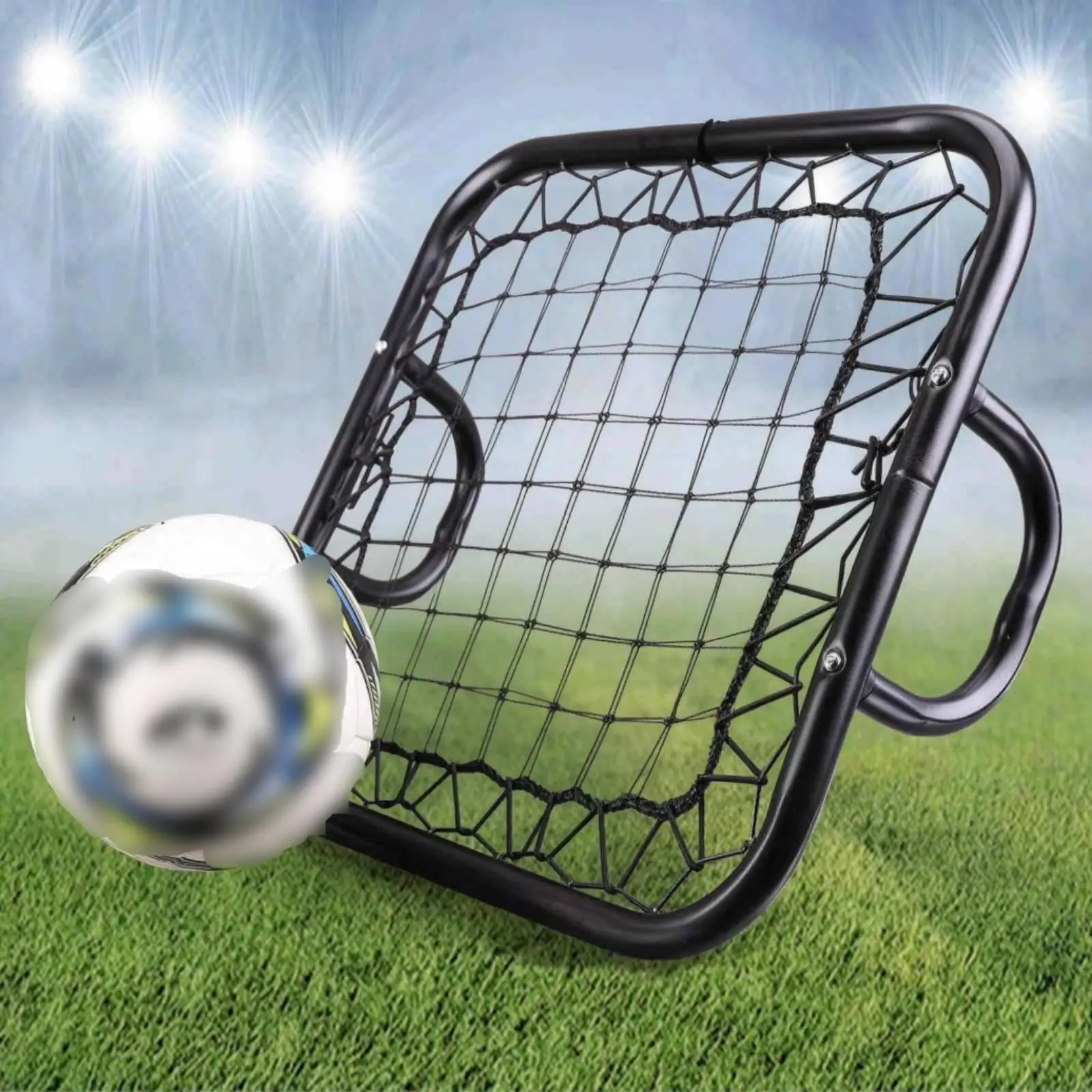 Reaction Training Net Metal Frame Portable Rebounder for Goalkeeper Control Exercises view 2
