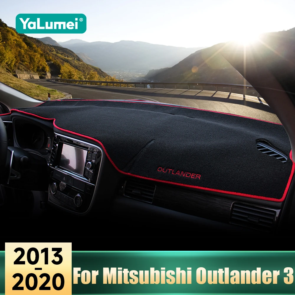 

Для Mitsubishi Outlander 3 2013 2014 2015 2016 2017 2018 2019 2020 автомобильный чехол на приборную панель, ковры, коврики от солнца