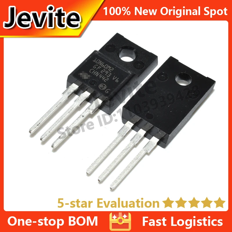 

Jevite 100% New Original electronics Controller 10-50 units/lote 10N60M2 STF10N60M2 TO-220 600V 7.5A MOSFET transistor