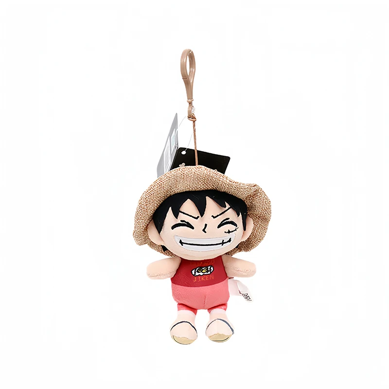 One Piece Plush Keychain Doll 12cm Luffy Tony Chopper Soft Stuffed Toy Backpack Ornaments Kawaii Plush Doll Pendant Best Gift - view 5