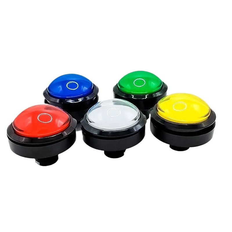 Self Reset 60mm Round Arcade Button LED Light for Coin Operated Games Basketball Machine Parts