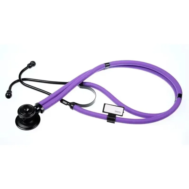 Multi-function stethoscope double-sided double-tube stethoscope to listen to fetal heart extended luxury black plating