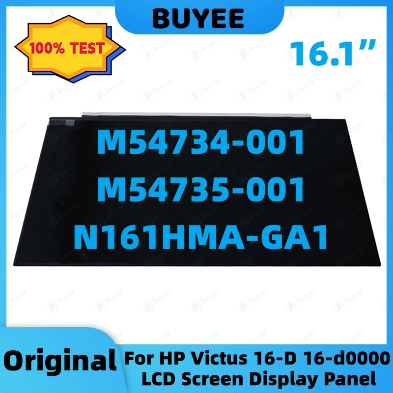 

16.1” Original For HP Victus 16-D 16-d0000 LCD Screen Display Panel M54734-001 M54735-001 N161HMA-GA1 144HZ 40Pins LED Monitor