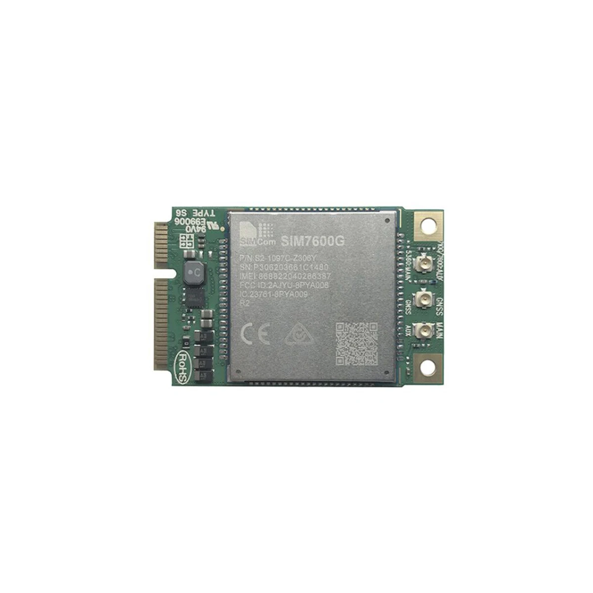 SIMCom SIM7600E/SIM7600A/SIM7600SA/SIM7600G/SIM7600NA MINI PCIe CAT1 4G LTE Module 100% New Original