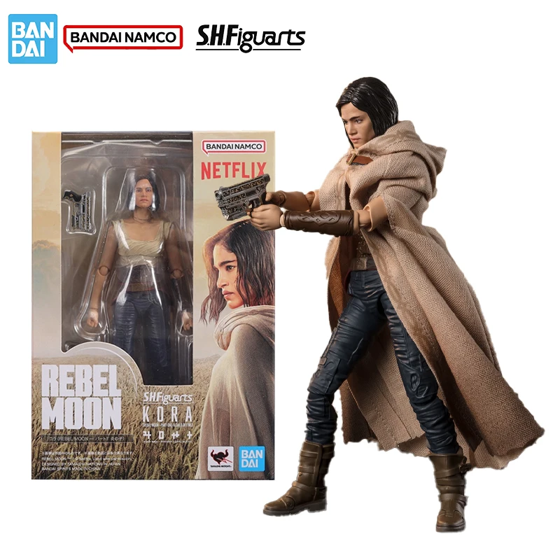 

Bandai Original Genuine Figure Rebel Moon - Part One: A Child of Fire Model Kit SHF Kora Collection Model Action Figure Toys