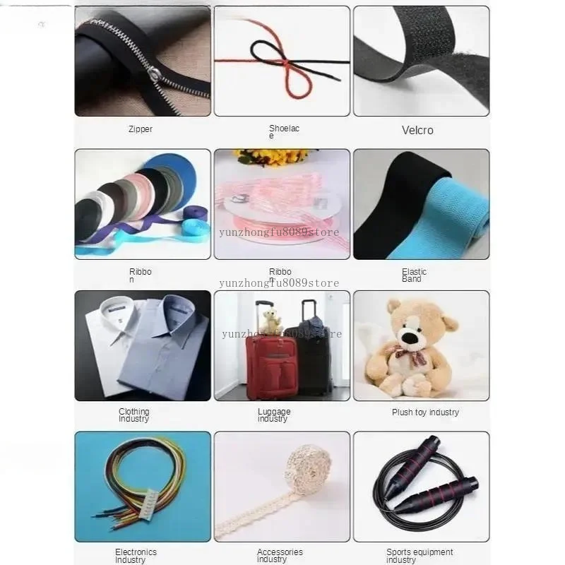 988 Computer Auto Tape Cutting Machine Hot Cold Cut For Cloth Belt Zipper Webbing Elastic Magic Adhesive Tape