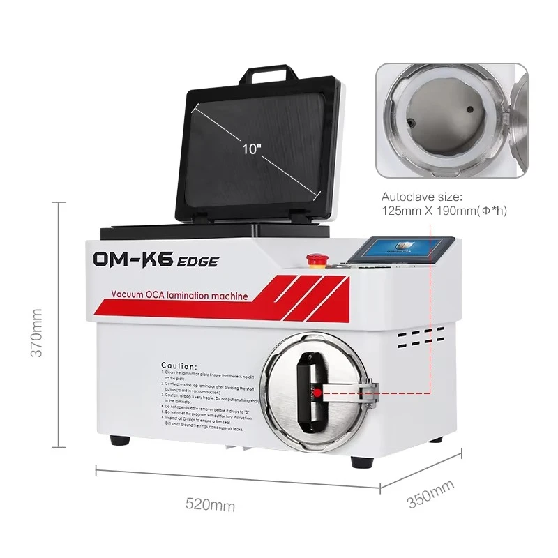 

OM-K6 Edge All in One OCA Lamination Machine
