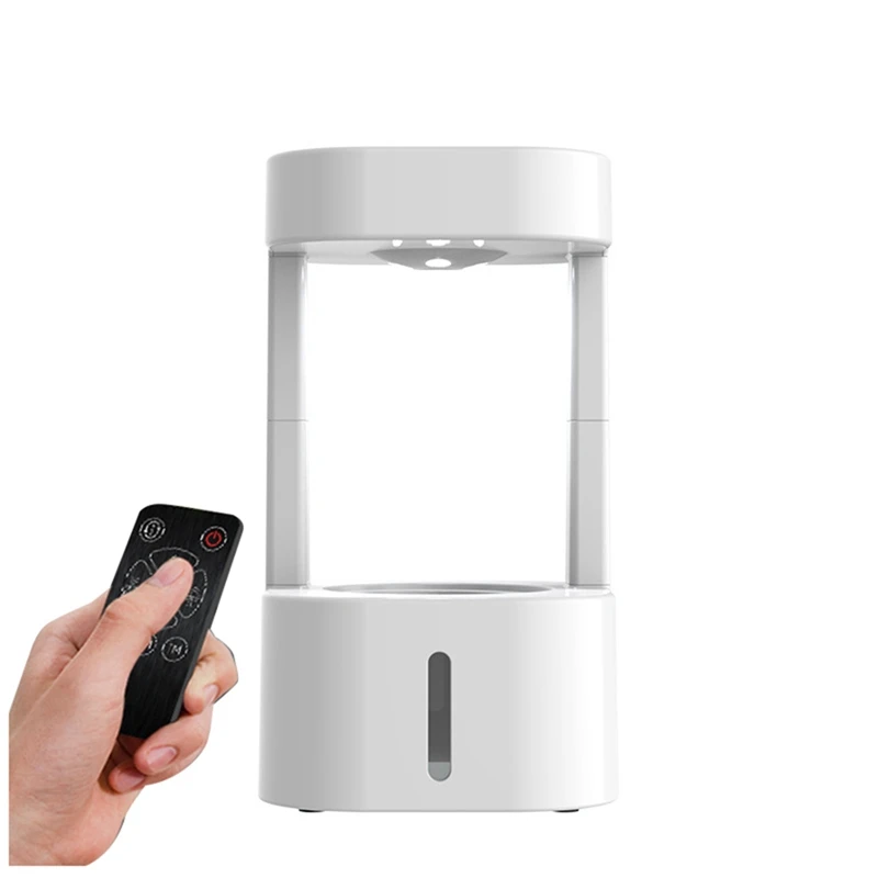 

Portable Water Drop USB Humidifier Diffuser 580ML Antigravity Humidifier Aromatherapy Mist Maker For Bedroom White Light Durable