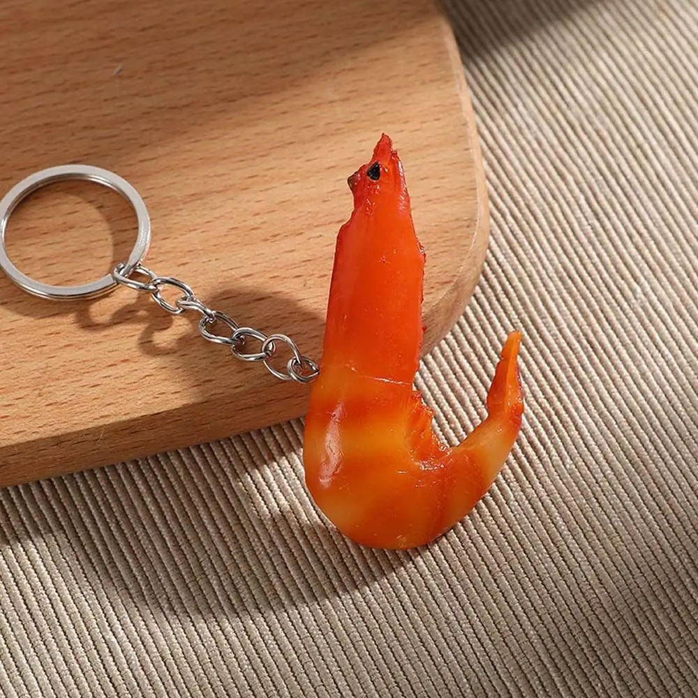 Funny Cute Pork Belly PVC Roast Chicken Chicken Wings Bag Pendant Fast Food Key Ring Fashion Jewelry Simulation Food Keychains