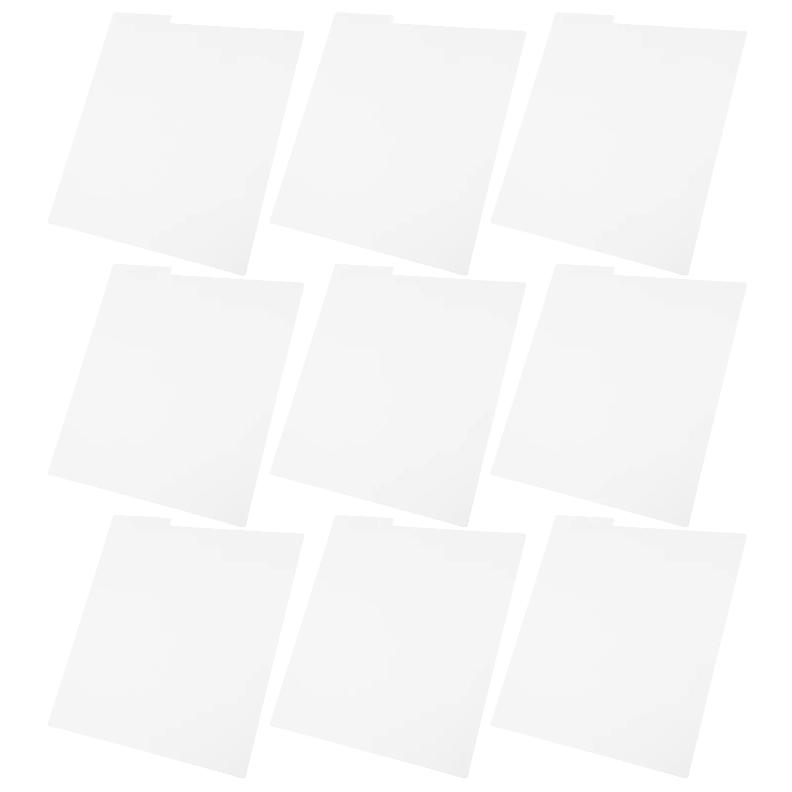 

8 Pcs Comic Book Divider Shelf Guide Record Index Card White Dividers for Shelves