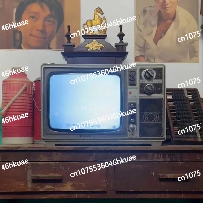 Vintage Black and White TV 70%-80% Like New Fully Playable Retro Decor Collector's Item
