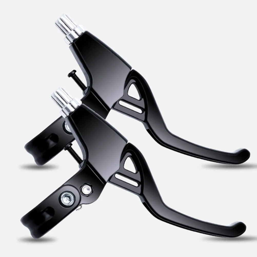 

1Pair Durable Aluminum Alloy Brake Handlebars for Road Mountain Bike 22mm Diameter Easy Install Wear-Resistant Replacement Black