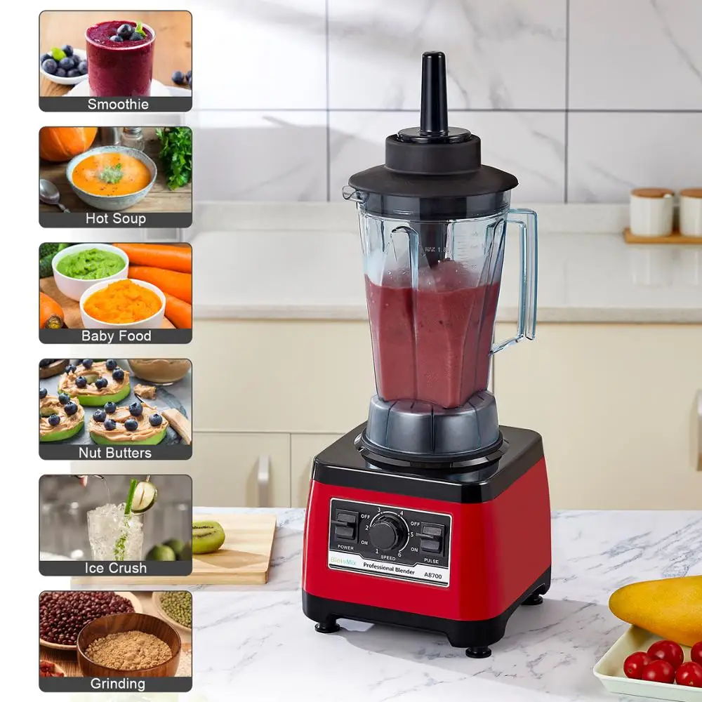 7-Year Warranty BioloMix Pro Blender – 2200W Peak Power, BPA Free Commercial Grade, Perfect for Smoothies and Frozen Drinks