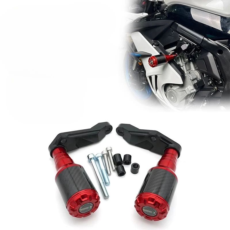 

SEMSPEED Motorcycles Engine Frame Sliders Carbon fiber Crash Pad Falling Protector Guard For CFMOTO 675SR 675SR-R SR675 2025