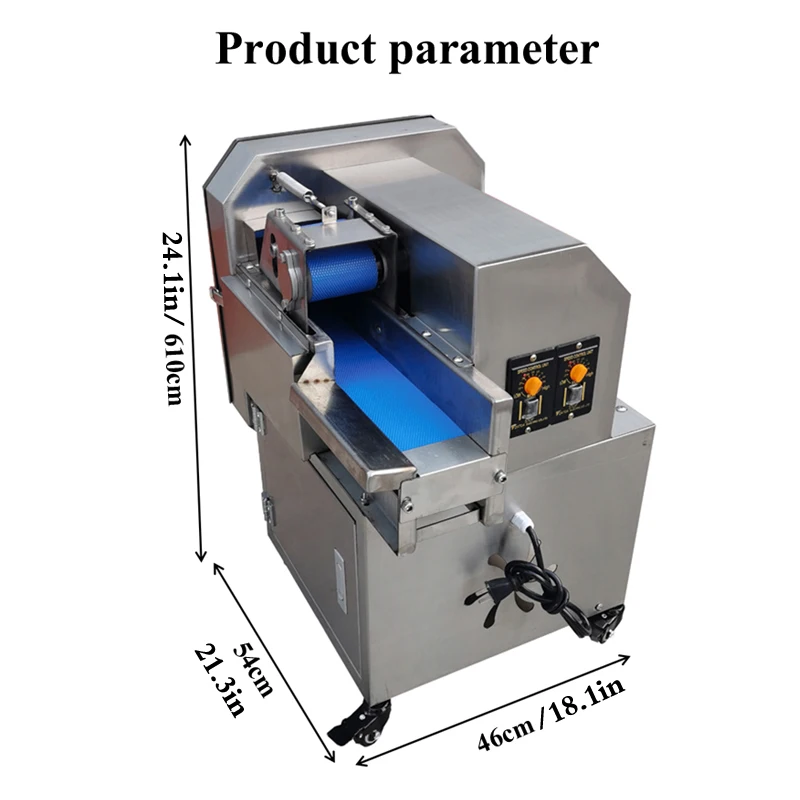 Fully Automatic Electric Vegetable Cutter, Commercial Leek, Coriander, And Parsley Shredder