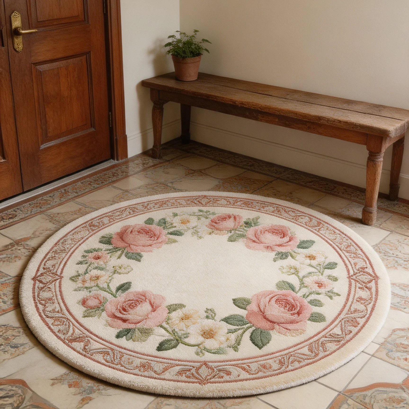 Moon Cami Rug Crescent Moon Round Felt NonSlip Carpet For Living Room Bedroom Bedside Constellation Galaxy Floor Mat