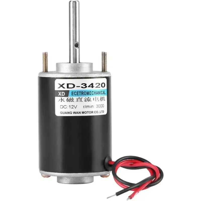 XD-3420 12V 3500RPM Permanent Magnet DC Motor,24V 7000 RPM High Speed Motor,30W Miniature Motor,DC Speed Regulating Motor