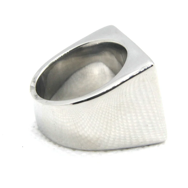 Solid  MOB Ring For Man 316L Stainless Steel Jewelry Punk Biker Man Ring Size 7-14 view 6