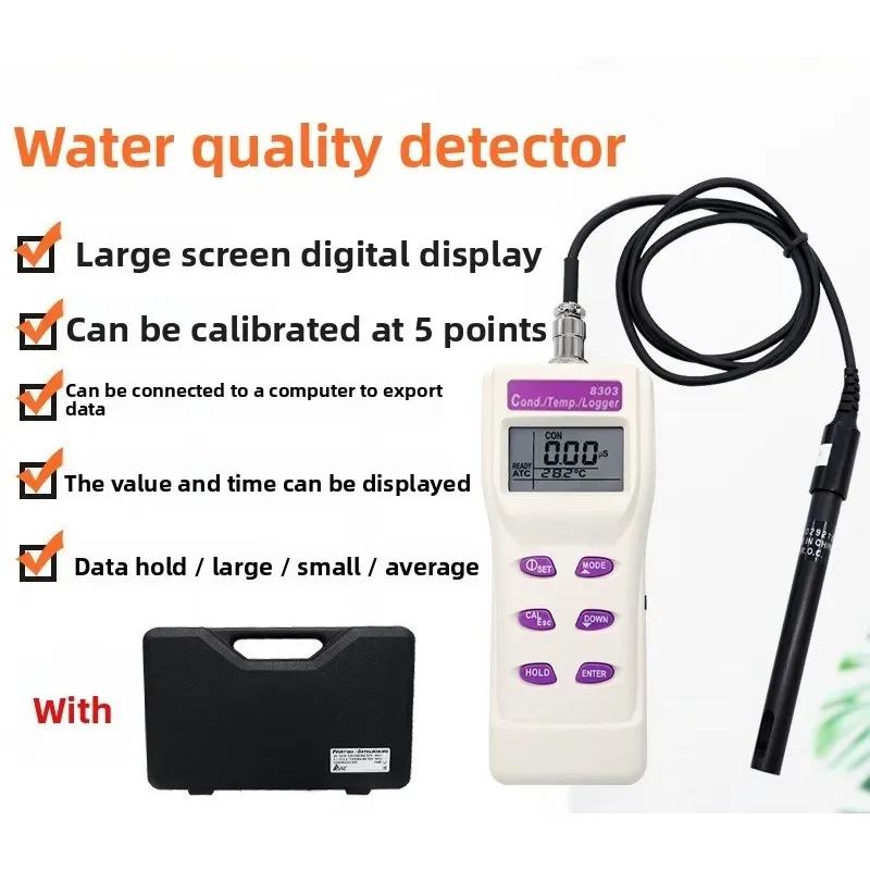 AZ8303 Conductivity Tester Conductivity Testing Instrument Conductivity Probe