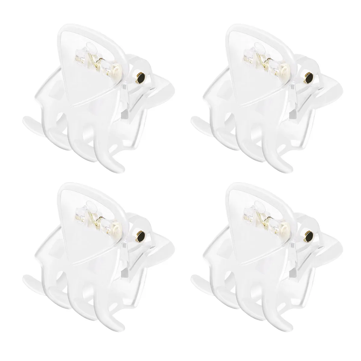 24Pcs Pearlescent Mini Hair Claws Small Claw Clips for Women Girls Impact-Resistant Plastic Jaw Clamps Non-Dent Hair Styling