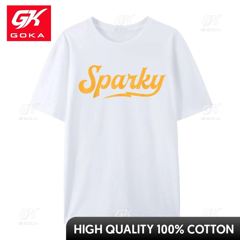 Sparky Electrician Funny Lineman Dad Retro Vintage Novelty Design Party T-Shirt New Coming Fall O Neck Tops Tees