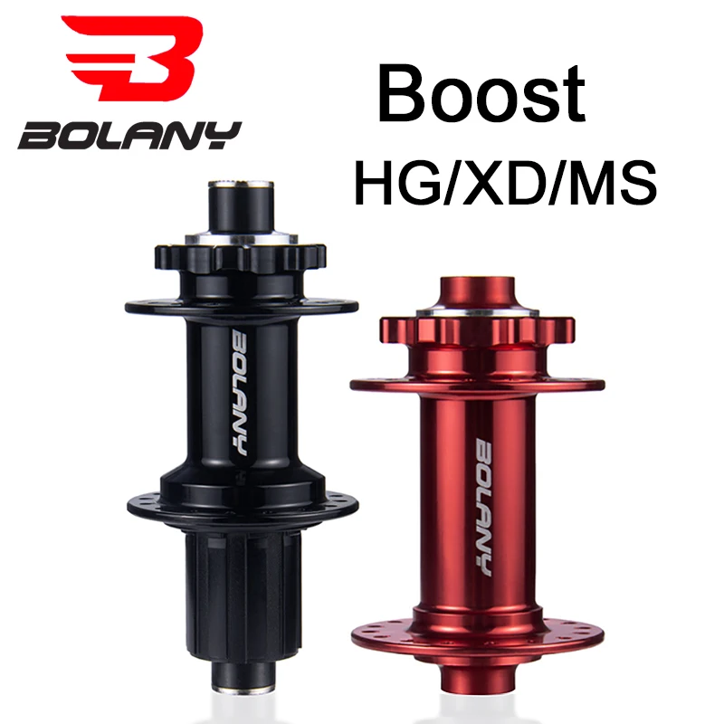 

Bolany MTB Disc Brake Boost Cube Hubs 6 Pawls 110x15 148x12 Mountain Bike Rolling XD/HG/MS Hub NBK 32 Hole Thru Bicycle Bearing