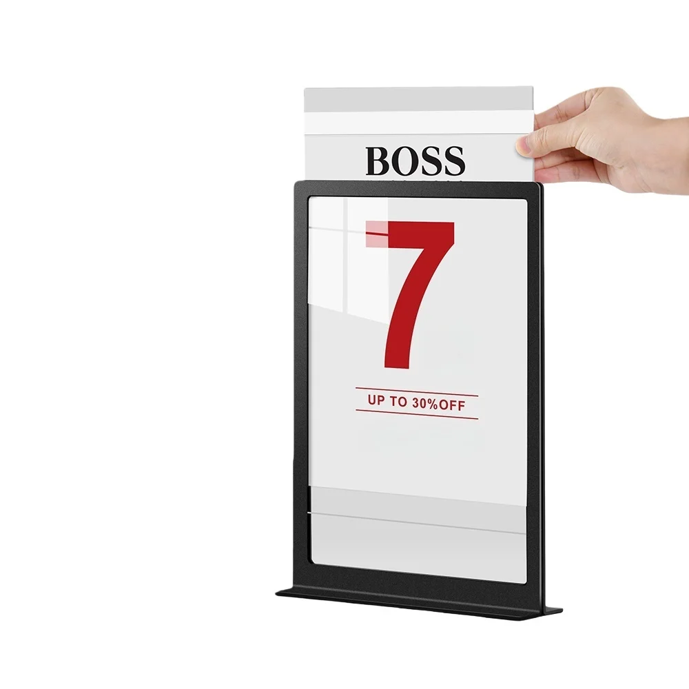 A4 Table Sign Holder Card Display Stand Name Card Holder Card Support Wedding Signage Table Menu Stand QR Code Display Sign