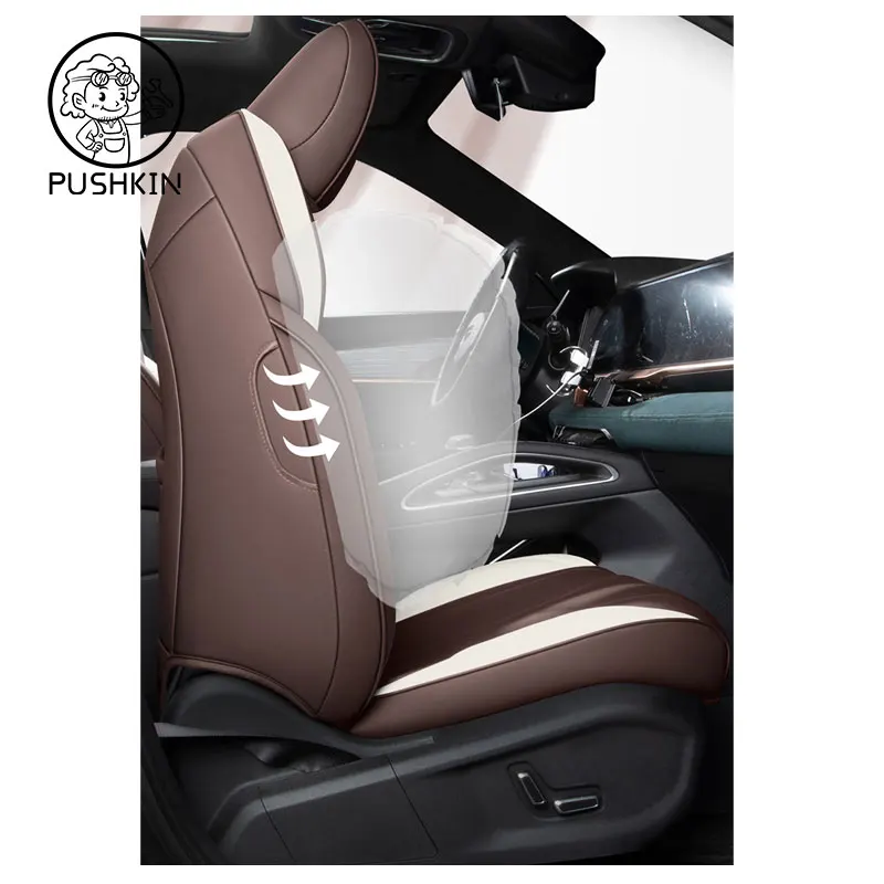 Car Seat Cover Customize Fit For GEELY Monjaro KX11 2021 2022 2023 Year Full Covered with Front and Rear Full Set Accessories