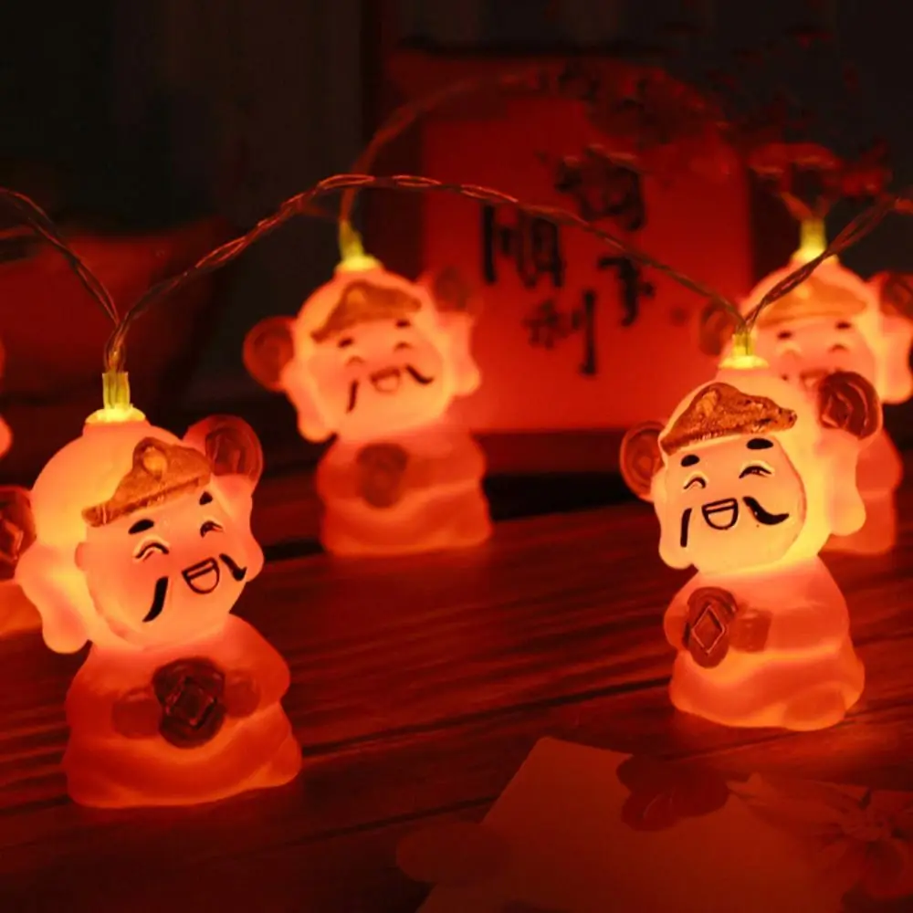 Waterproof LED Chinese Lantern Chinese Style Good Luck Hanging Lantern Lights Bright Red Color Atmosphere Lamp Chinese New Year