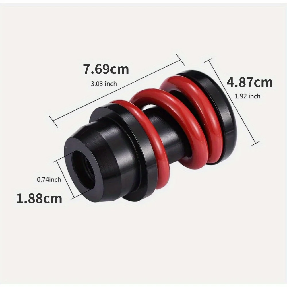 Universal Car Manual and Automatic Car Gear Stick Shifter Knob Black &Red