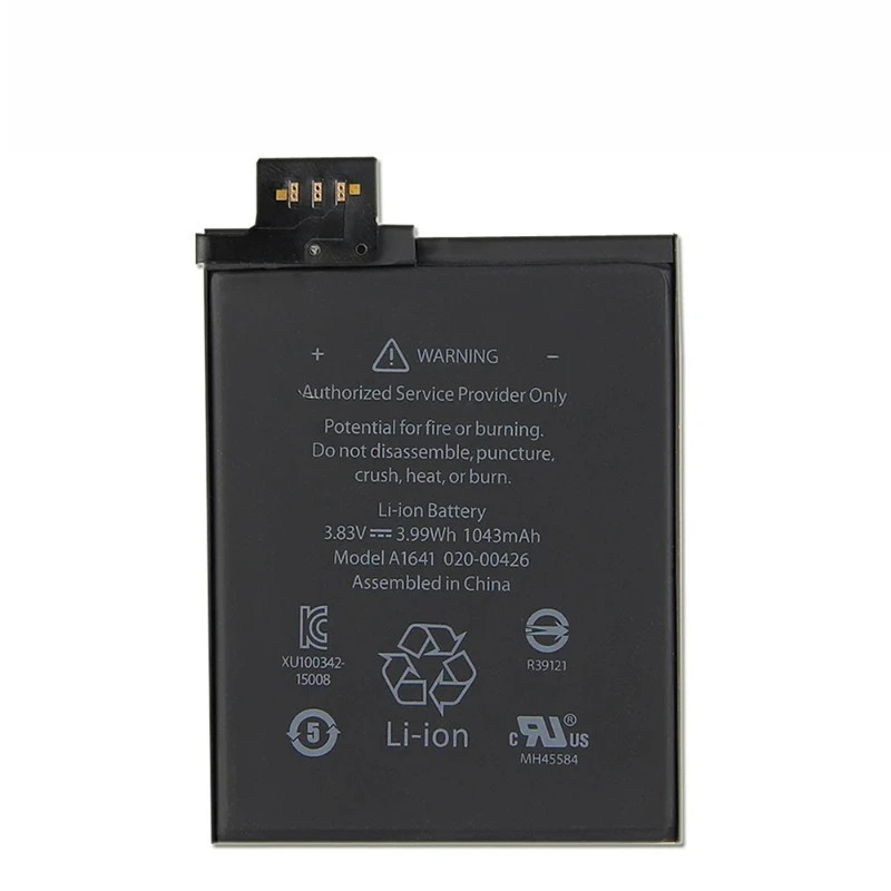 1043mAh New Replacement Battery for IPod Touch 7 6 4 5 A2178 A1421 A1509 A1367 A1574 A1641 Rechargeable Battery
