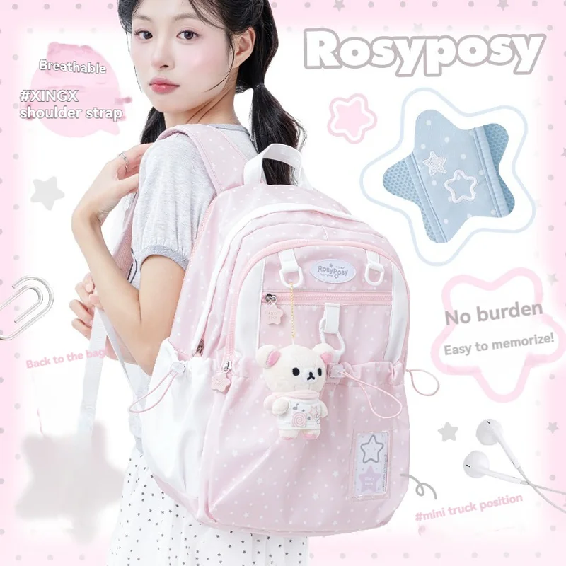 1PC Dot Dot Drawstring Backpack With High Aesthetic Value Versatile For Both Men And Women Campus Backpack Computer Bag