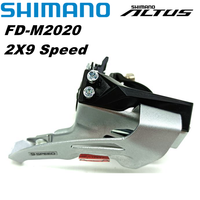 Shimano ALTUS M2000 Series FD-M2020-TS Front Derailleur Clamp Ring Installation 2x9s Compatible With HG 9s Chain For MTB Bike