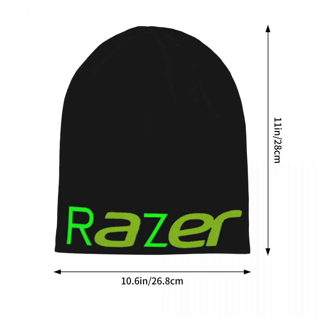 Acer And Razer Combined (RaZer) Warm Knitted Cap Fashion Bonnet Hat Autumn Winter Outdoor Beanies Hats for Unisex Adult