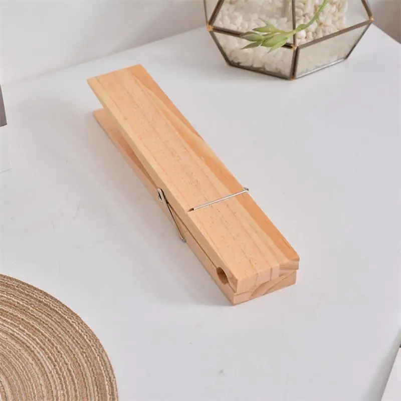 Towel Clothes Clips Wooden Wood Clothespin Pins Laundry Clothespins Holder Pegs JumboBathroom Hook Clip