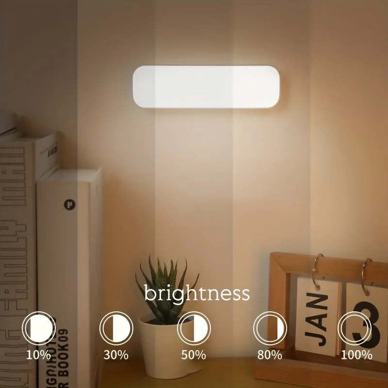 Беспроводное устройство для мини-чтения светодиодный-регулируемая, перезаряжаемая, магнитная, приклеивающаяся, настенная-идеально подходит для автомобиля, спальни, ванной комнаты