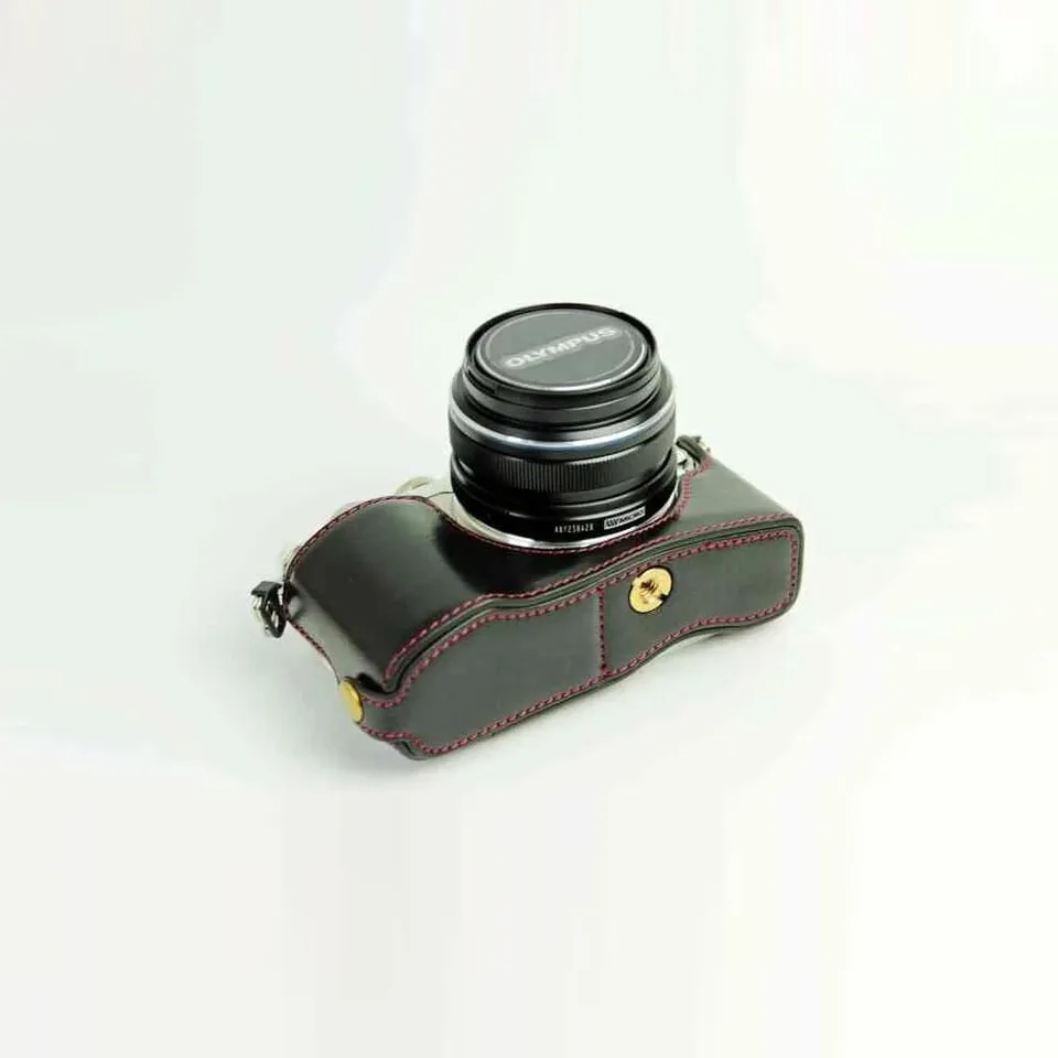 Camera PU Leather Half Body Case For Olympus EPL7 EPL8 EPL9 EPL10