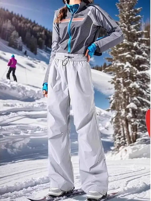 

Американские мужские водонепроницаемые брюки для катания на лыжах и пешего туризма с флисовой подкладкой, устойчивые к холоду до -30 градусов, модель «два в одном»