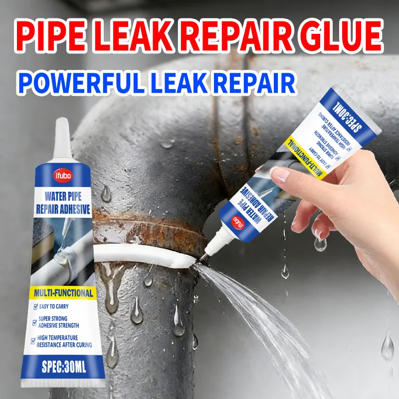IFUBO Water Pipe Repair Adhesive - Quick-Setting, Waterproof, Heat Resistant, Ideal for Leak Sealing, Pipe Repairs, and Durable