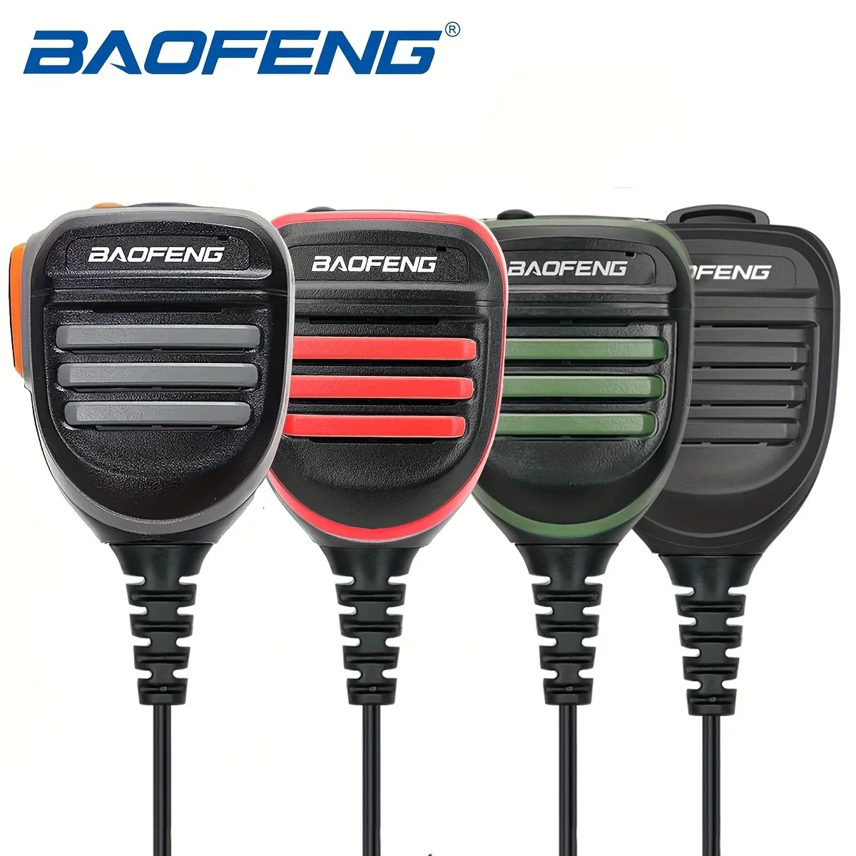 Baofeng-防雨ハンドヘルドスピーカーマイク、マイク、リモートショルダーマイク、uv5r、UV-5RH、5rm、uv82、uv10r、f9hp、BF-888S、s9plus