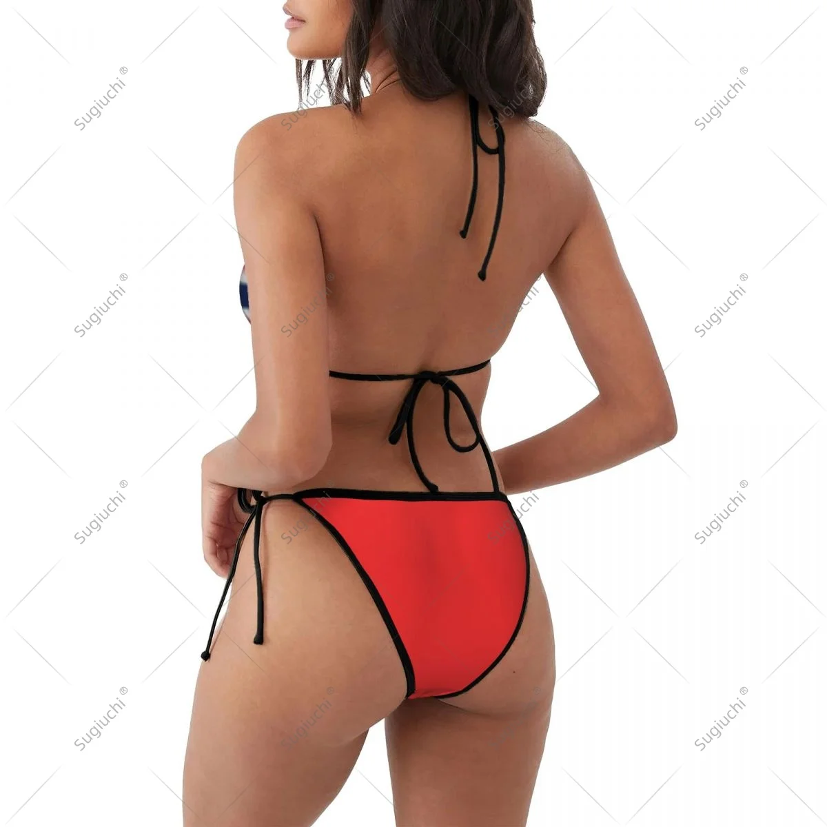 Vrouwen Meisjes Bikini Noorwegen Vlag Badpak Sets Driepunts Beachwear Zwemmen Baden Strandfeestpakken Sexy Mujer