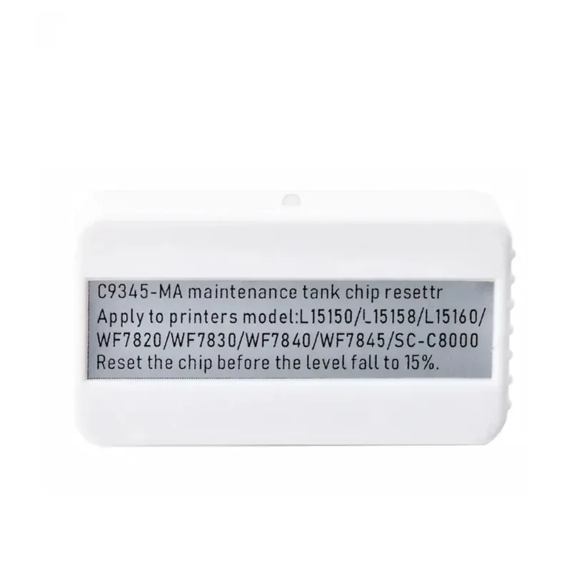 1PC C9345 Maintenance Box Chip Resetter for EPSON ET 16150 16600 16650 5880 5850 5800 5150 WF 7845 7840 7830 7820 4830 4820 3820