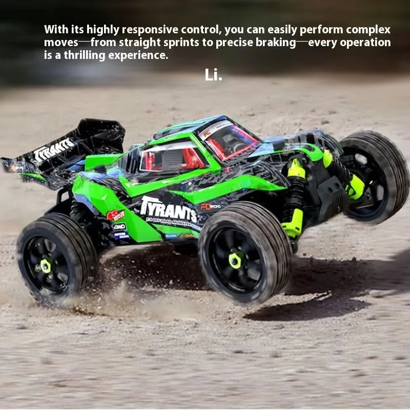 

PDRACING JYRANTS 1/8 Scale RC Off-Road Truck Birthday Gift For Boys Remote Control Brushless Four-Wheel Drive Monster Truck
