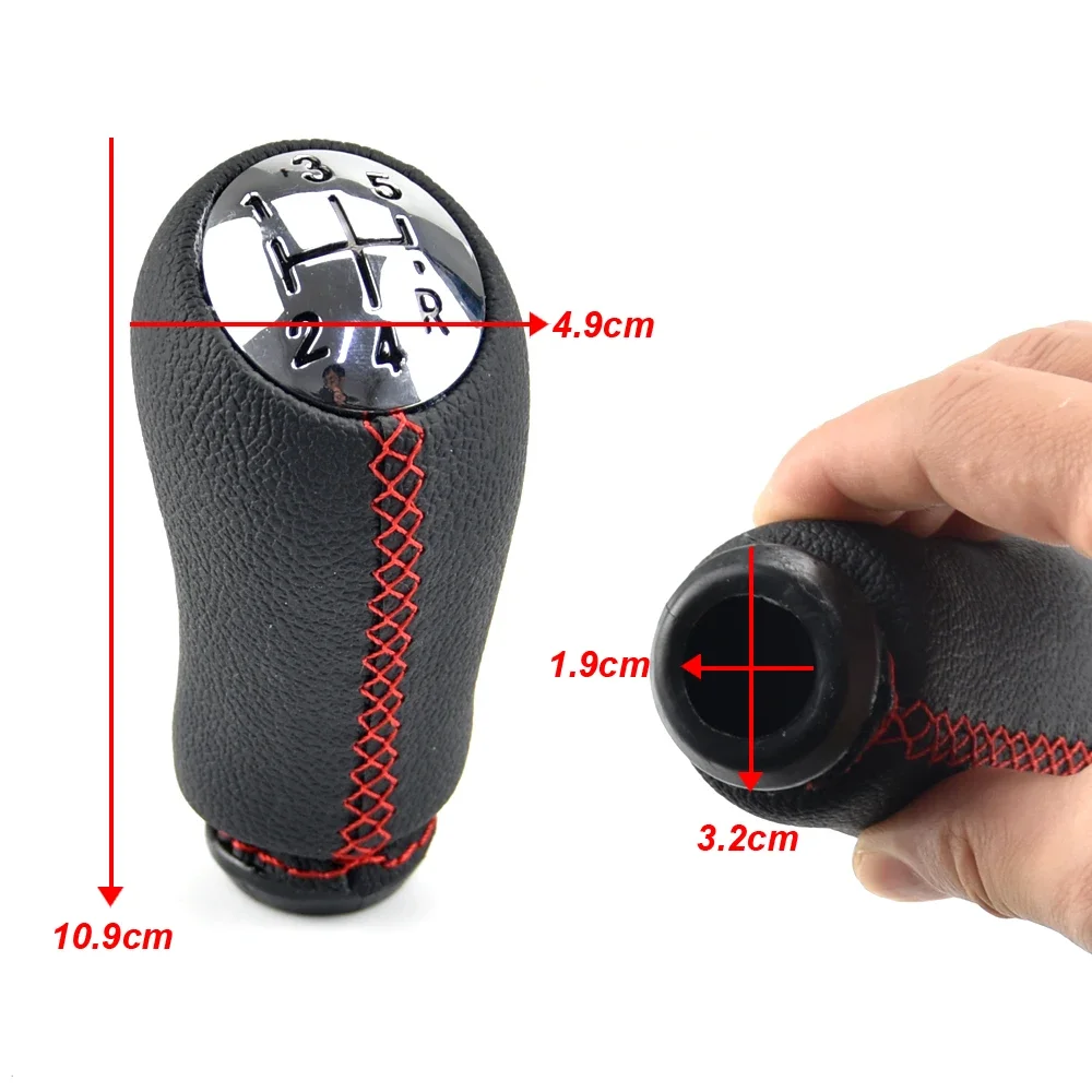 5 Speed Gear Shift Knob Stick Head Car Gear Shift Lever Handle Universal For RENAULT Laguna Megane 2 Clio 3 Scenic 25 Speed Gear