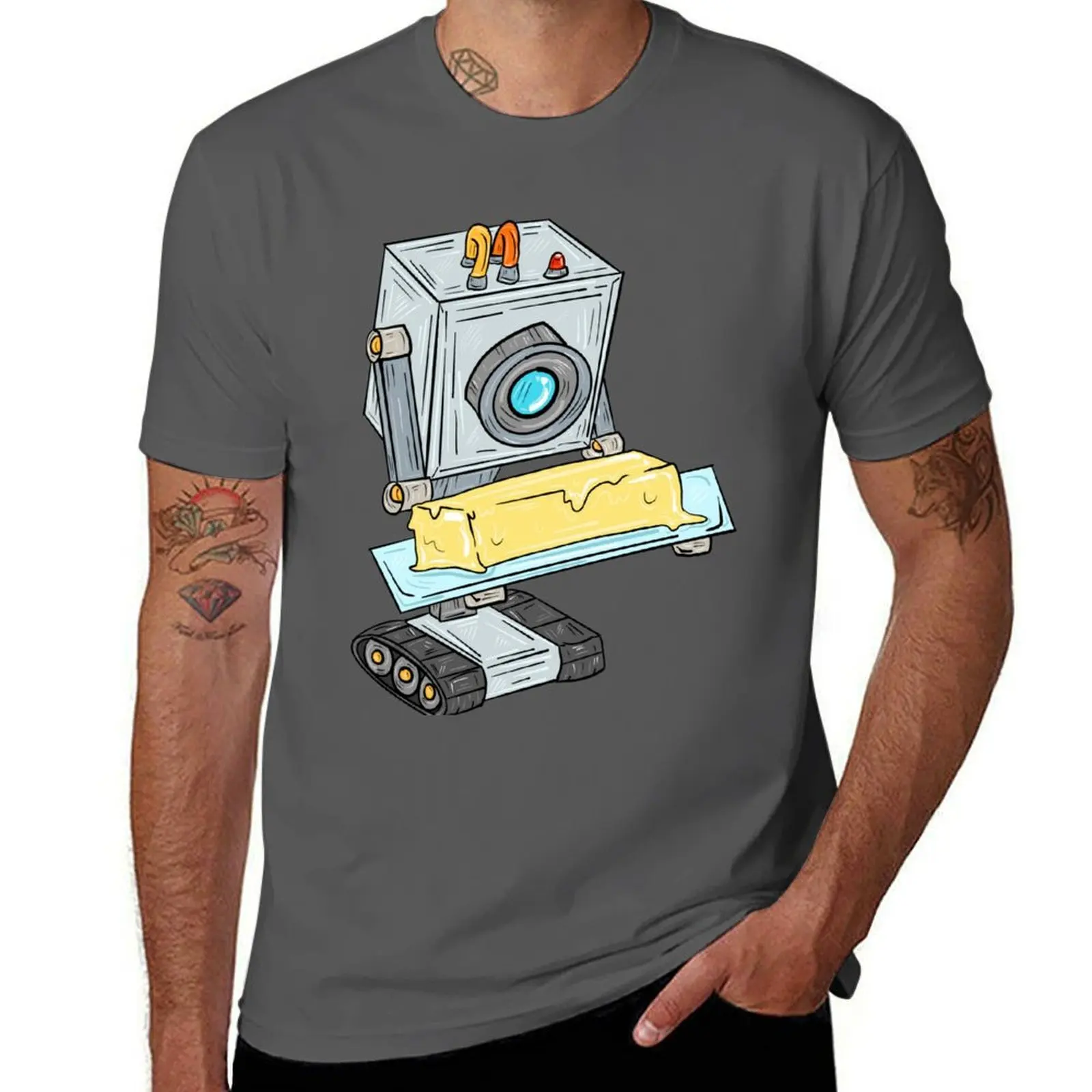 Butter Robot T-Shirt Breathable Lightweight Summer Top