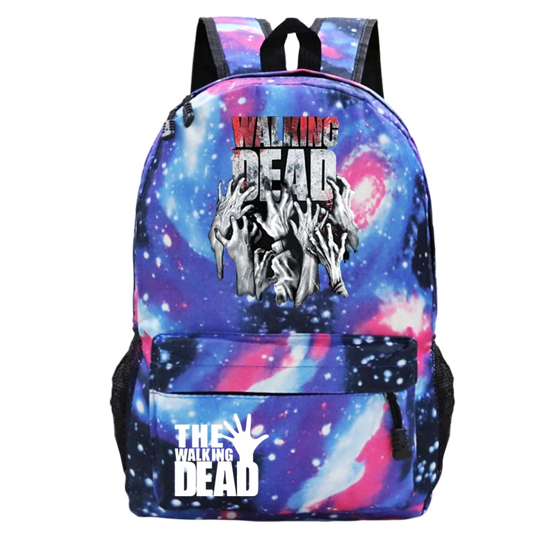 The Walking Dead Child Backpack Mochila Teenager Large Capacity Travel Knapsack Fashion Girls Boys School Bags Outdoor Rucksack