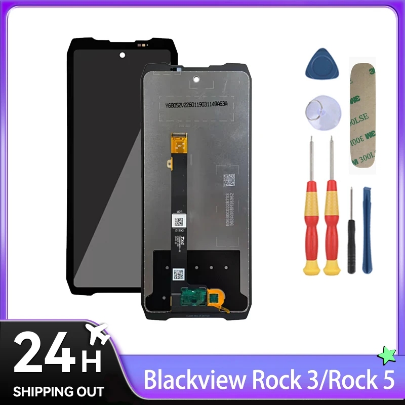 For BLACKVIEW Rock 1 Pro/Fort 100/Rock 3/Rock 5 /Fort 5/Fort 200/Pilot 6/Fort 1/Fort 2/Rock 1/LCD Display + Touch Screen + Tools