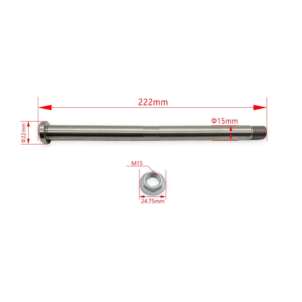 OTOM Motorcycle Swing ARM Axle Spindle With Nut Swingarm Pivot Shaft For KTM HUSQVARNA GASGAS SX85 SXS85 TC85 MC85 2013-2024